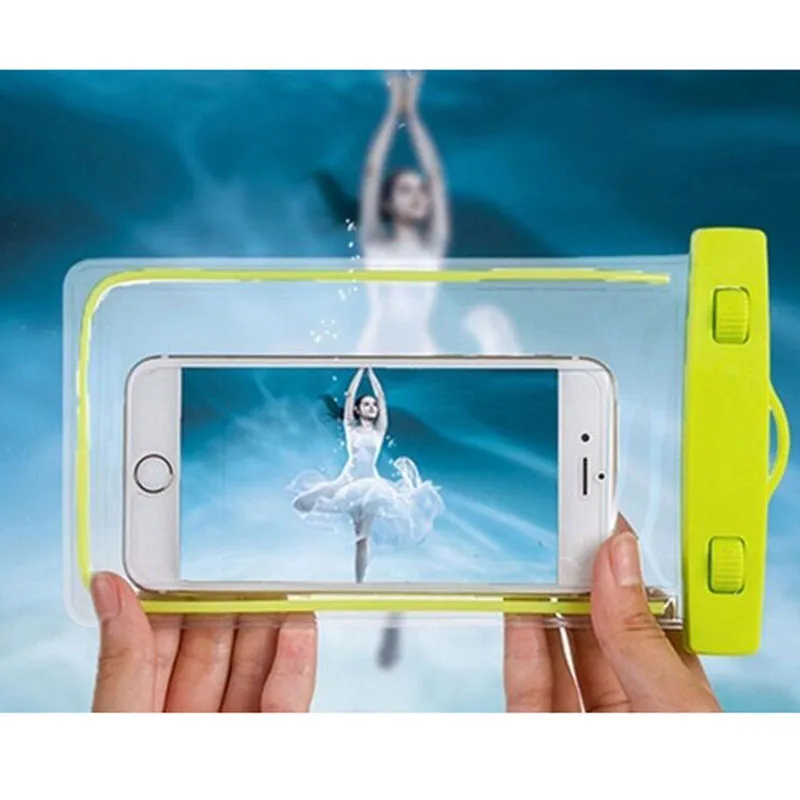 Универсальный водонепроницаемый мобильный телефон чехол для iPhone 8 Plus Samsung S10 Clear