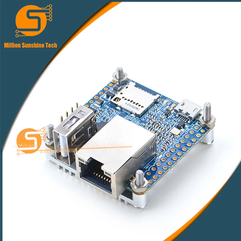 Обновление версии NanoPi NEO2 V1.1 Allwinner H5, 64 бит с высоким уровнем производительности, четырехъядерный процессор A53 демонстрационная плата, бег, UbuntuCore