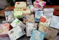 multi patterns gift wrapper handmade soap wrapping paper oil wax packaging papers 1321cm