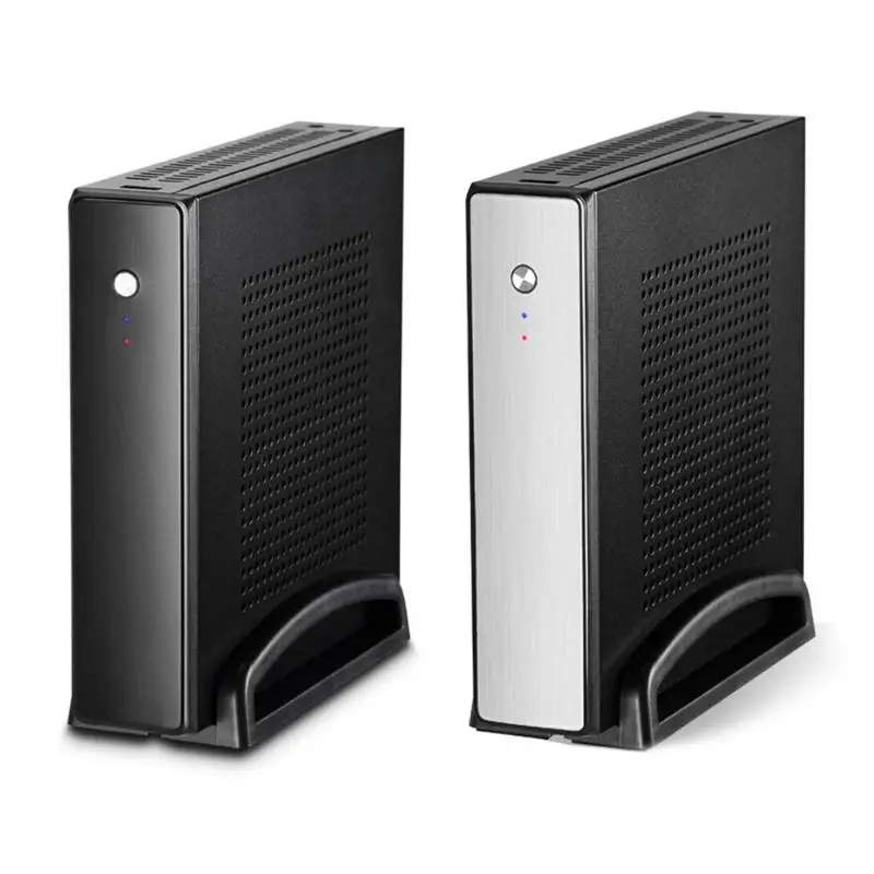 ET-4 тонкие мини ITX Чехлы USB2.0 2,5 дюймов HDD SSD SGCC компьютерный игровой ПК настольный корпус тихий SECC для материнской платы ниже 20 мм