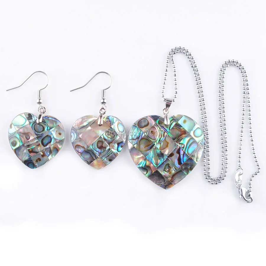 Серьги-подвески TQ3002 женские Ювелирный Комплект из натуральных новозеландских