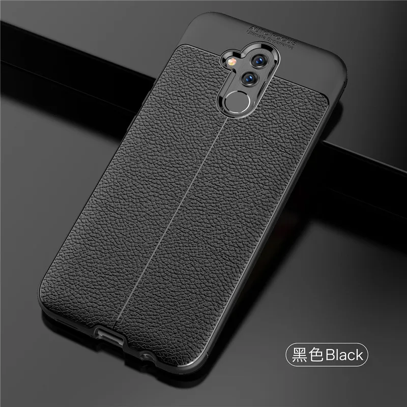 For Huawei Mate 20 Lite Case Drop-Proof Hybrid Armor Leather Texture Soft TPU Pro | Мобильные телефоны и аксессуары