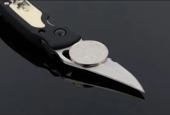 Складной карманный мини-нож из нержавеющей стали 440 охотничьи Тактические Ножи