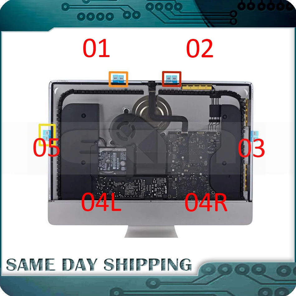 Оригинальный новый для Apple iMac A1418 21 5 &quotЖК дисплей наклейки на экран клейкая лента