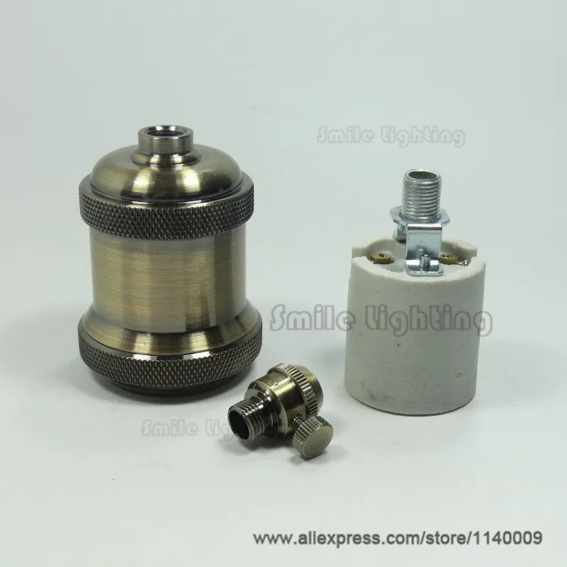 E27 стандартный разъем светильник лампы с металлическим шнуром|e27 110v|e27 10we27 ceramic lamp