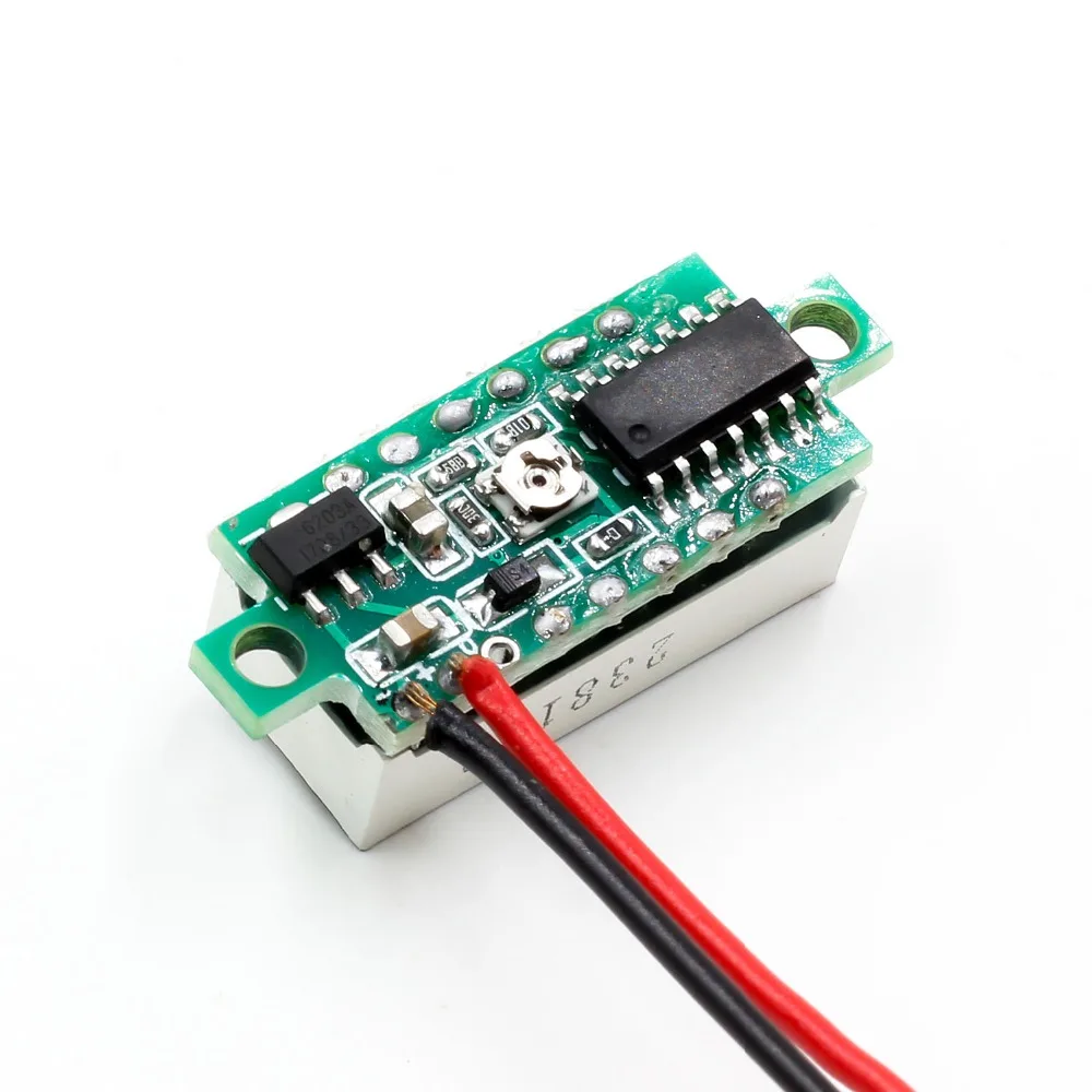 0 28 дюймов 2 5 V 30V Мини цифровой вольтметр Напряжение метр тестер LED Экран