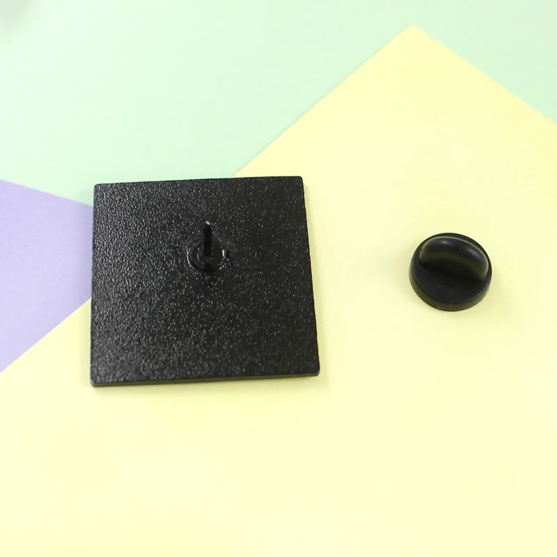 Рамка для фотографии RNG черно-белая с изображением смерти, дьявола и скелета, металлическая, с эмалью, индивидуальный значок в виде косы, бейдж с надписью "не жалей", брошь на лацкан, подарок.