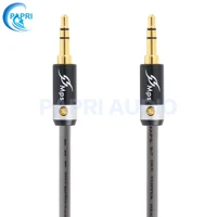 mps diy hifi audio headphone speaker cable x 7 99 9997 occ copper aux male to male 3 5mm 24k gold plated 4s plug