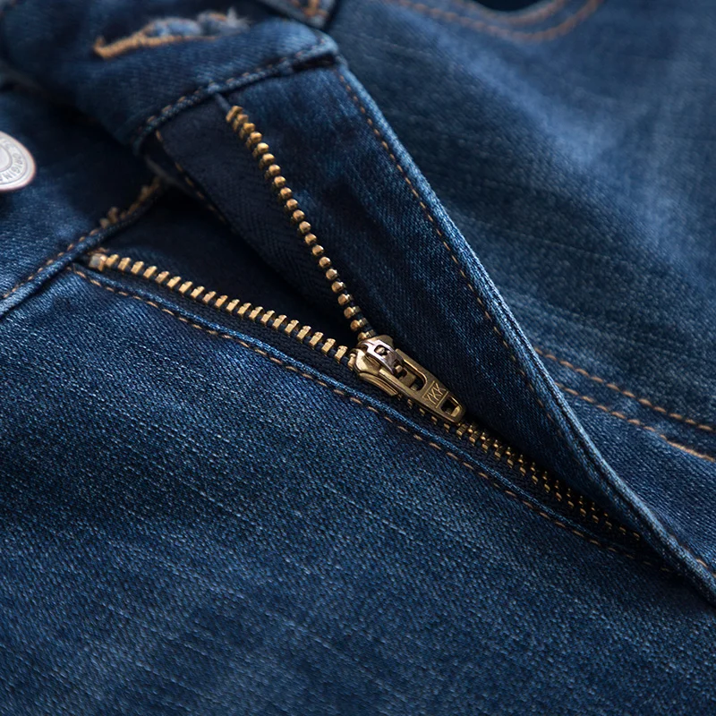 Джинсы SEMIR мужские стрейчевые узкие брюки из мягкого хлопка вареная джинсовая