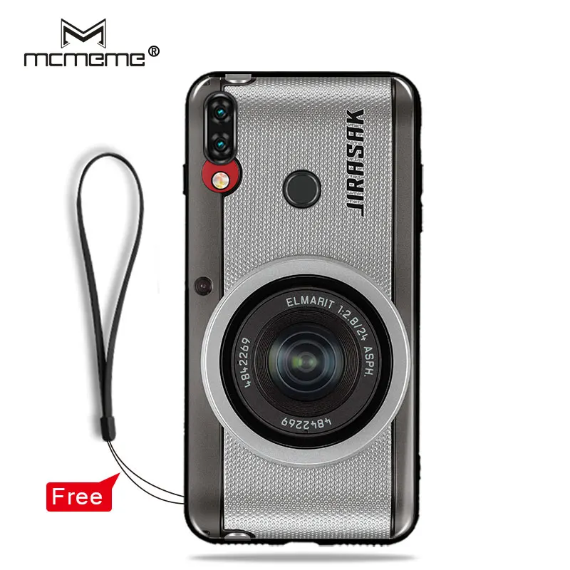 For Meizu note 9 case cover Retro Camera Cassette Tapes pattern Silicone Soft TPU Cover note9 phone Case |