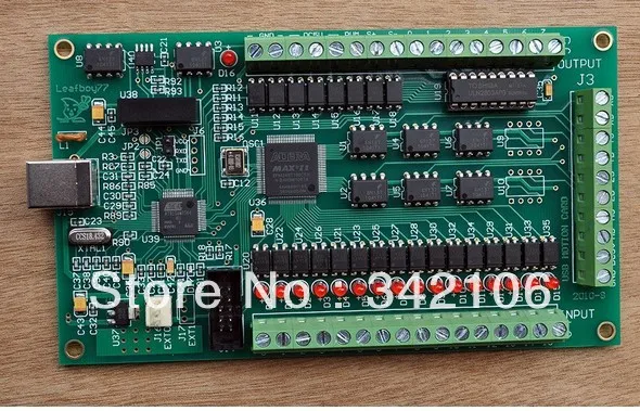 Бесплатная доставка! Новая 3 осевая интерфейсная плата USB 200 кГц MACH3 CNC для