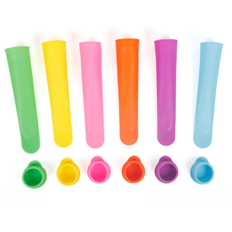 Delidge 1pc Popsicle Ice Cream Mold Silicone Diy Fruit Popsicle Fruit Sugar Pudding Mold Ice Cream Making Tools
