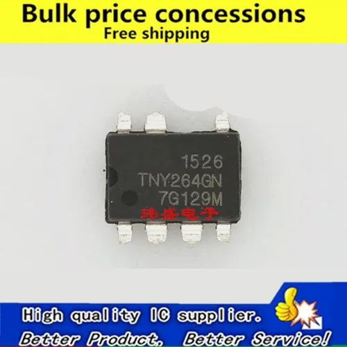 

Freeshipping 10pcs/50pcs/100pcs TNY264GN SOP-7 laminated LCD power management chip TNY264