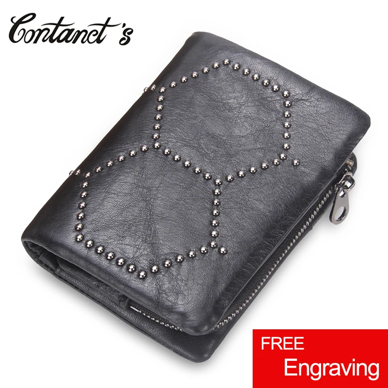 Роскошный брендовый мужской кошелек в стиле ретро из натуральной кожи модная