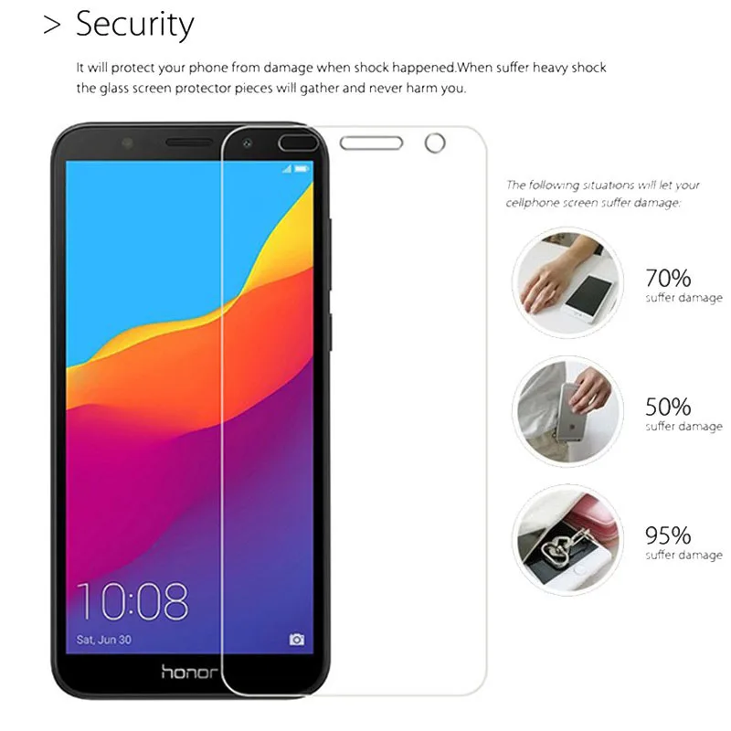 5 45 &quot9 H 0 26 мм закаленное стекло для Huawei Y5 Prime 2018 защита экрана Honor 7A DUA-L22 защитная