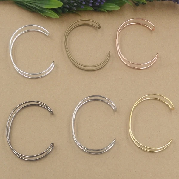 

10pcs/Lot Antique Bronze/Gold/Silver/Black Bracelet Vintage Copper Bangle DIY Handmade Jewelry Accessories