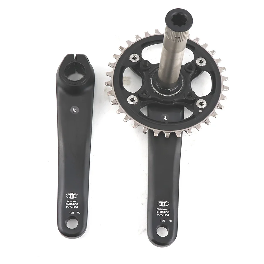 Shimano DEORE SLX FC M7000 1x11-скоростной шатун 32T 34T 170 мм 175 мм для горного велосипеда передняя цепная колесо с BB-MT800