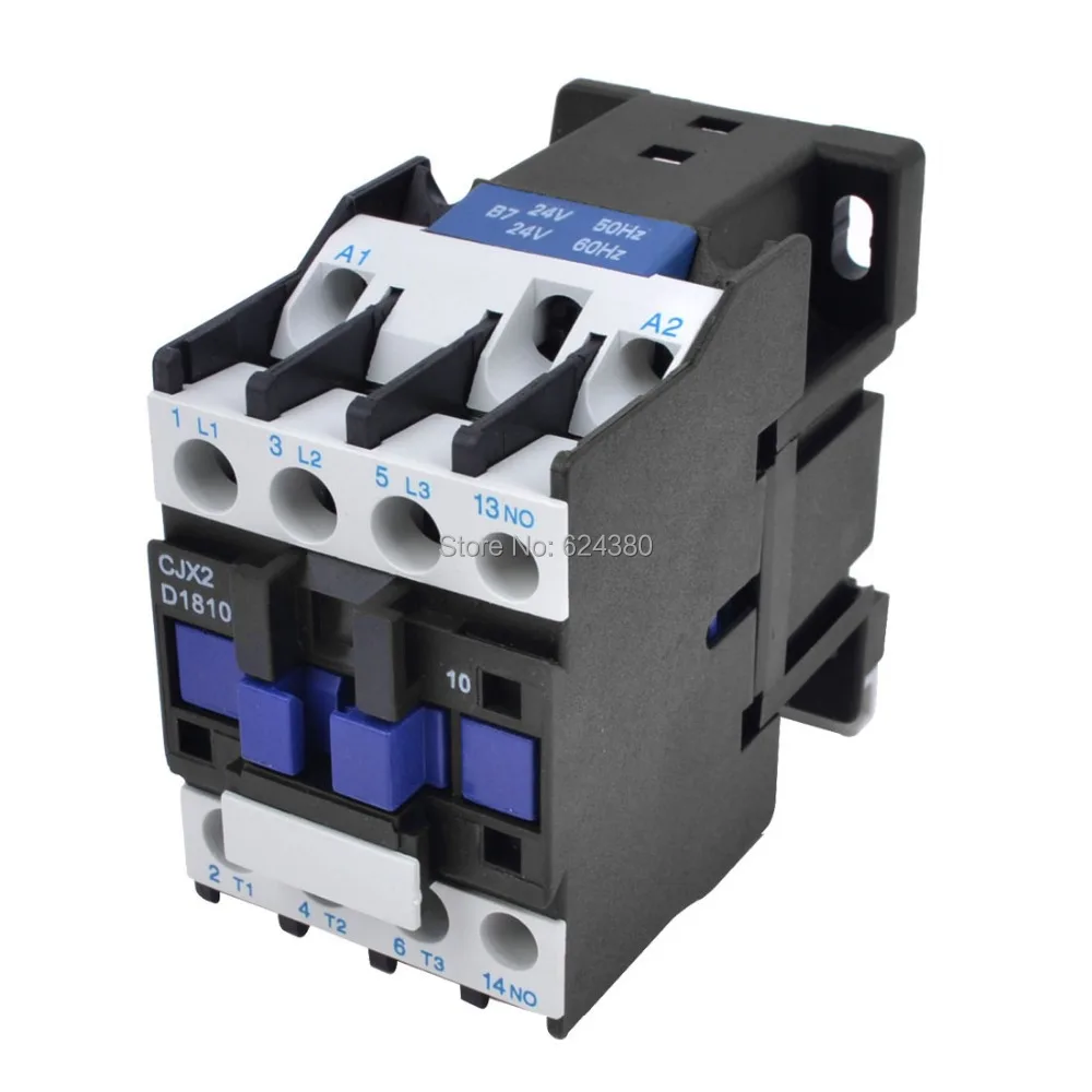 CJX2 18 1210 0910 AC220V 110V 24V Катушка стартера мотора Управление контактор переменного тока 3 P сети три полюс на din