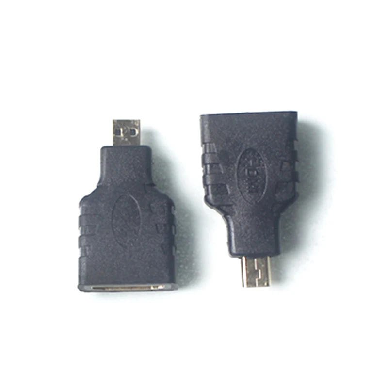 Фотоадаптер Micro HDMI Тип D штекер тип A Разъем конвертер позолоченный 1080P|micro d|female to