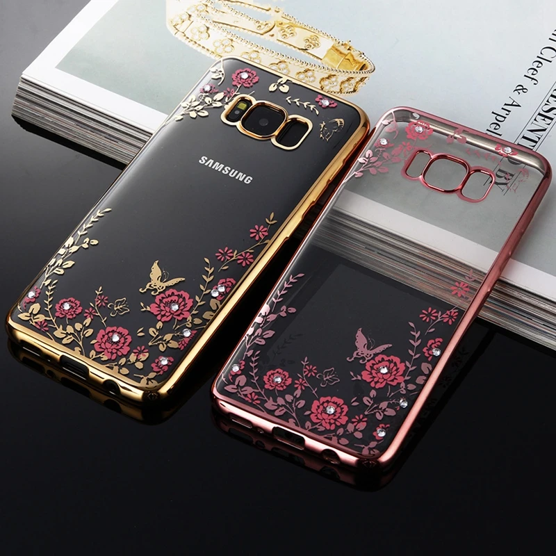 Nephy Алмазный Корпус из ТПУ для Samsung Galaxy A3 A5 A7 J1 J2 J3 J5 J7 Neo 2015 2016 2017 core Grand Prime чехол с