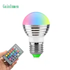 2 шт., декоративсветодиодный Светодиодные лампы E27 5 Вт 110-220 В 16 цветов