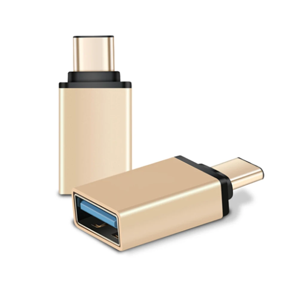 OTG USB C Мужской к USB3.0 Женский адаптер OTG type-C к USB адаптер/конвертер для Macbook Nexus Nokia N1 для samsung S8 Plus