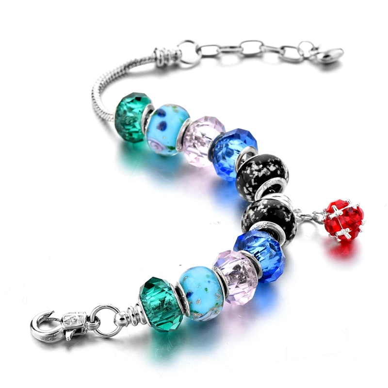 TOUCHEART Новый дизайн красочные очаровательные браслеты со стеклянными бусинами и