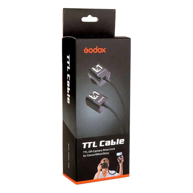 Godox ttl-N 3 м с Камера синхроконтакта разъем для внешней вспышки типа ttl кабель