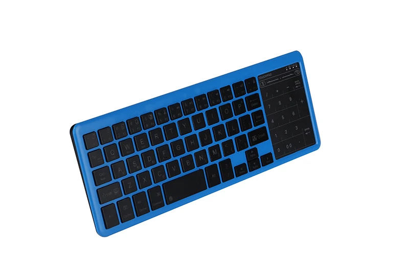 Портативная пластиковая Беспроводная Bluetooth клавиатура с сенсорным экраном для