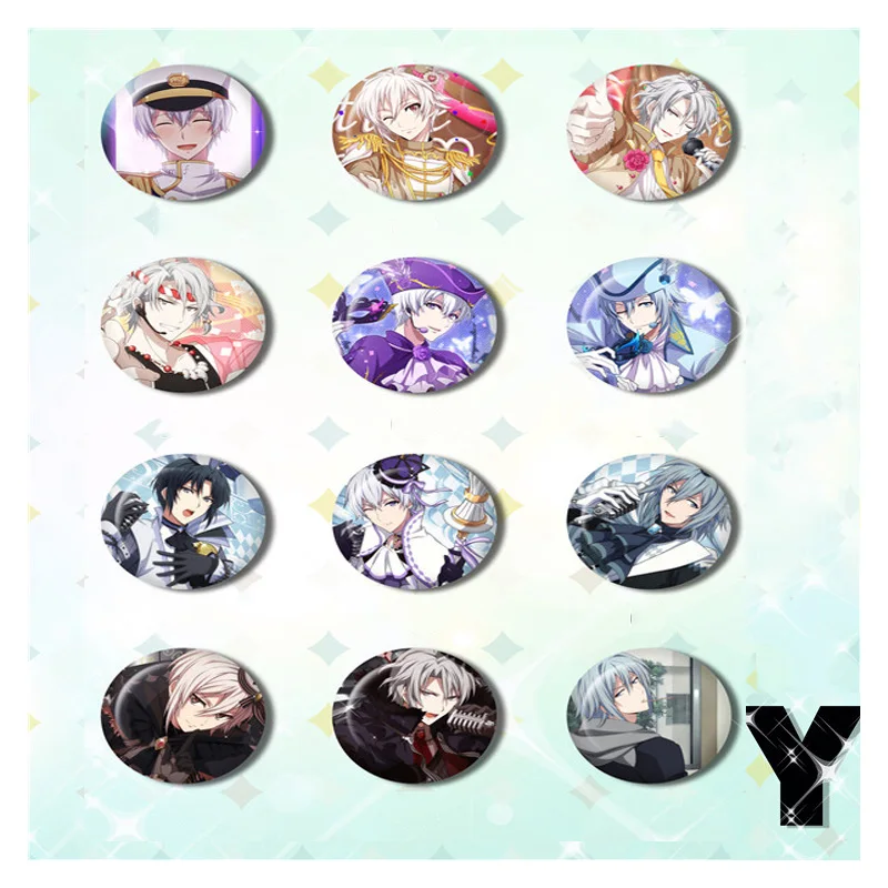 1 шт. 58 мм значок аниме звезды IDOLiSH7 Изуми Иори YAMATO SOGO NAGI TAMAKI униформа для мальчиков