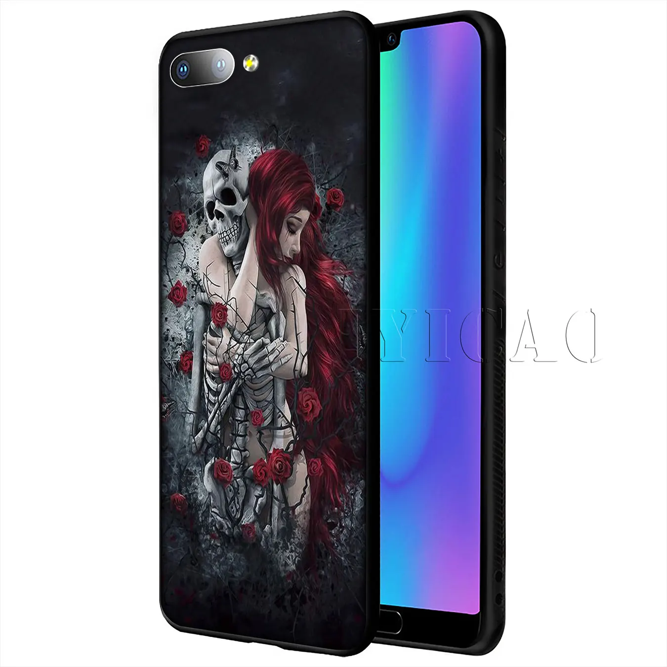 Мягкий чехол IYICAO с рисунком кошмара перед Рождеством для Huawei P20 Pro P10 P8 P9 P30 Lite Mini 2017