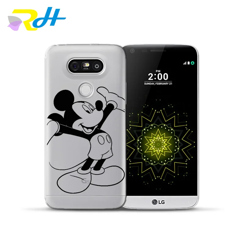 Чехол для LG G4 G5 G6 K4 K7 K8 K10 2017 X Power 2 чехол экрана ТПУ задняя крышка Q6 Q8 Coque Микки Минни