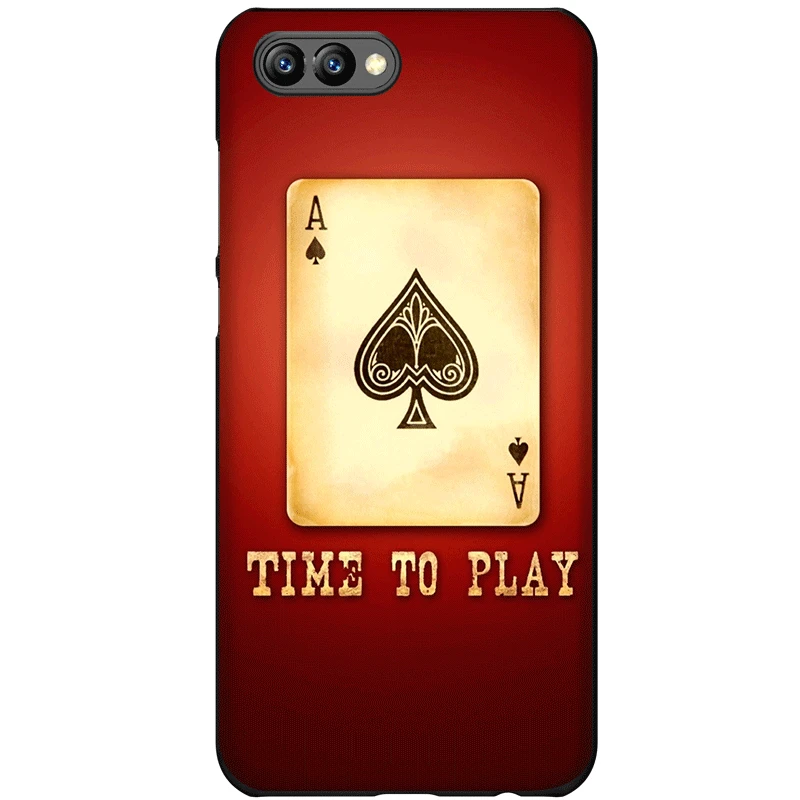 Mobile Phone Case For Huawei Honor Note 10 6A 7A 7C 7X 8X 8 8C 9 Lite Cover Poker HD Logo Casing Shell | Мобильные телефоны и