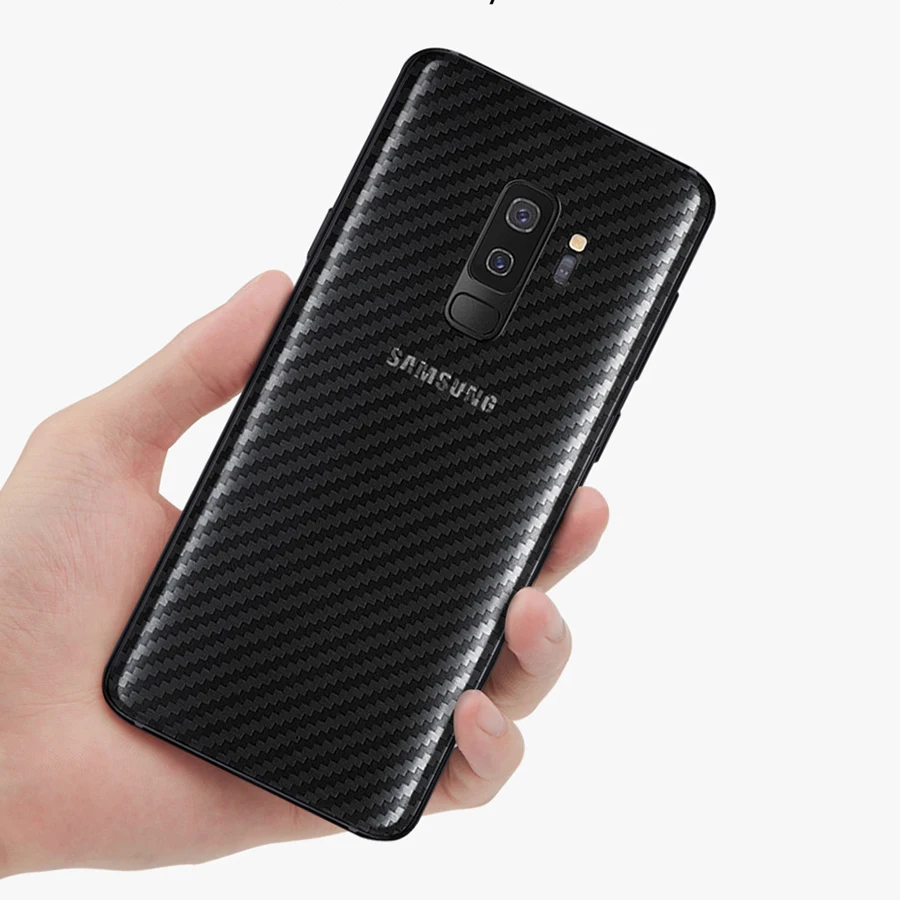 5 шт. 3D углеродного волокна задняя защитная пленка для Samsung Galaxy A7 A9 2018 A8 A6 J4 J6 плюс