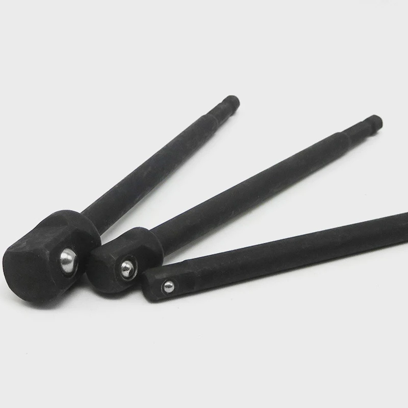 

3pcs/set 1/4",3/8",1/2" Pneumatic Adaptor Converter 150mm Hexagonal Shank Drive Socket Extension Bar Electric Screwdriver Tools