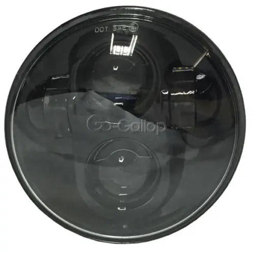 5 75 5-3/4 светодиодная черная фара круглый проектор для Harley Davidson yna Glide Fat Bob Street Low Rider