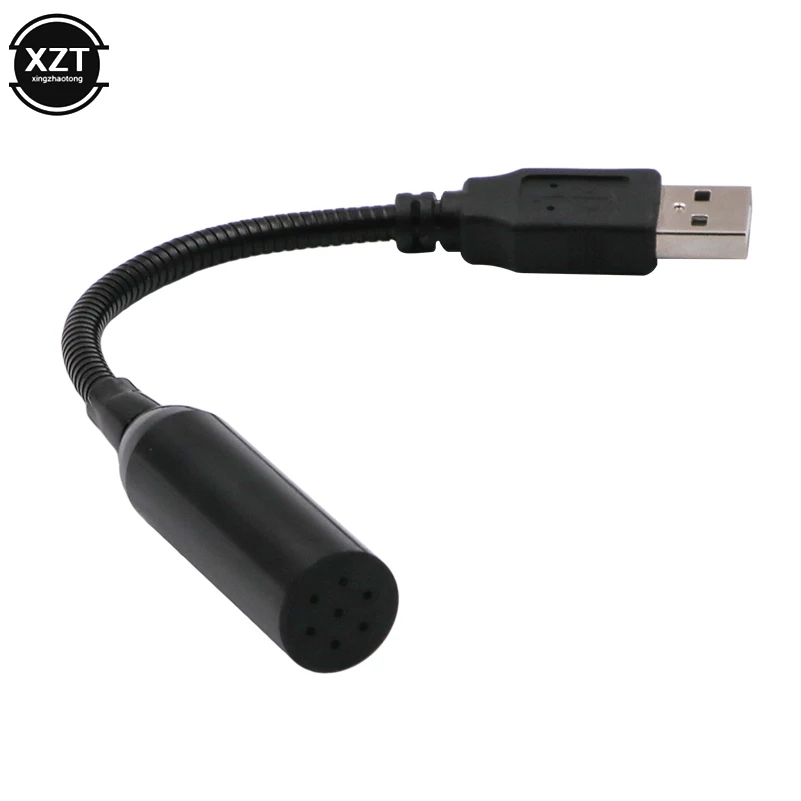 1 шт. портативный мини микрофон регулируемый стереомикрофон USB 2 0 для общения
