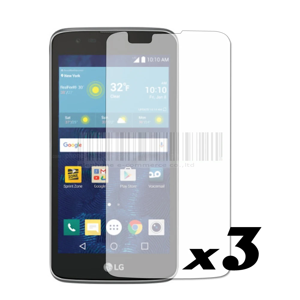 3 шт. Плёнки для LG K7/M1 X210 X210DS MS330/Tribute 5 LS675 Передняя Ясный ЖК-дисплей Экран Защитные