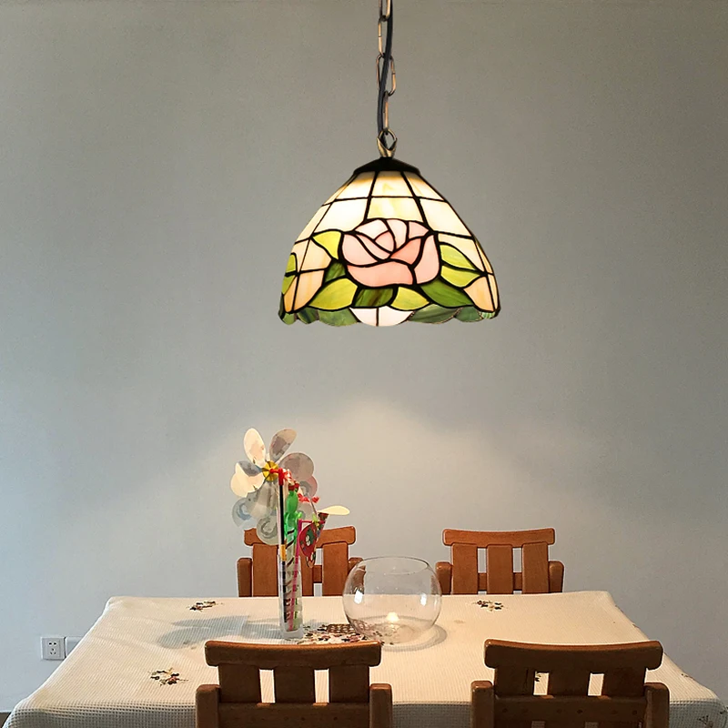 

Countryside modern loft glass pendant light LED E27 Nordic vintage hanging lamp for living room bedroom kitchen restaurant hotel