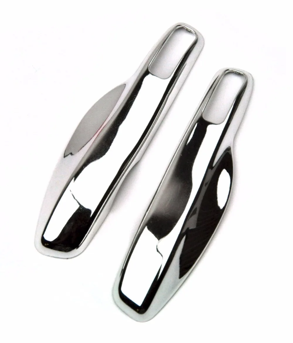 Серебристый Хром Жесткий Пластик без ключа дистанционного флип чехол ключ