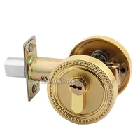 high quality 10pcslot zinc alloy deadbolt door lock security entry passage interior door lock with keys 5 colors for choose