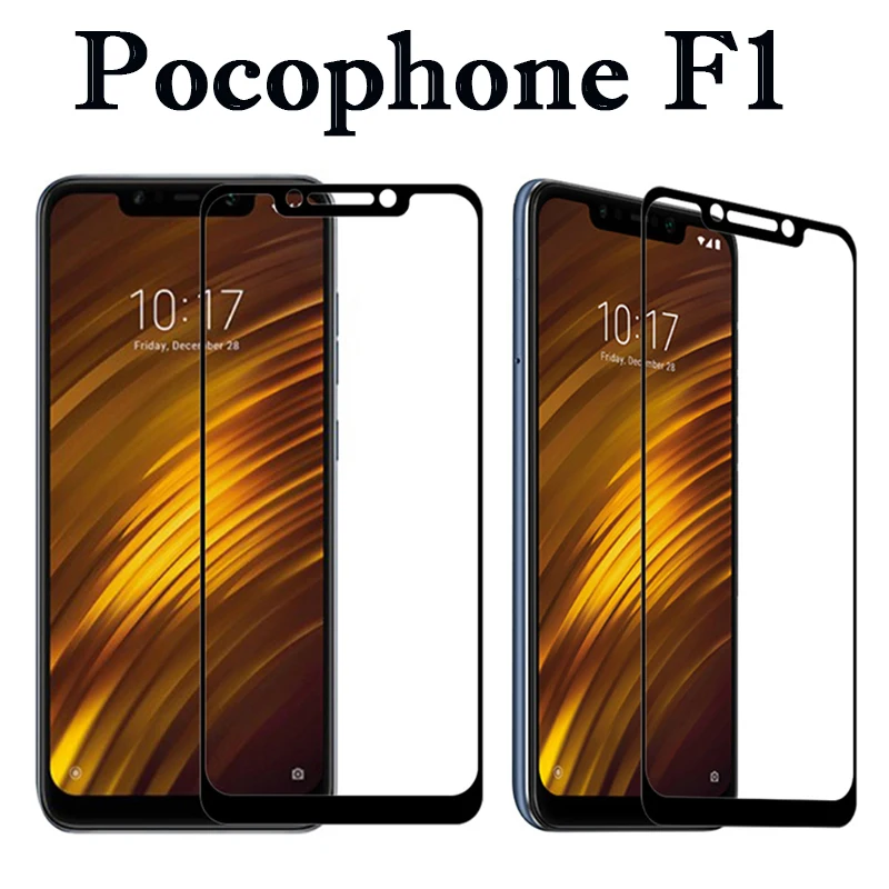 Закаленное стекло для Xiaomi Pocophone F1 Защита экрана Xiomi Poko F 1 1F Poco защитное пленка с