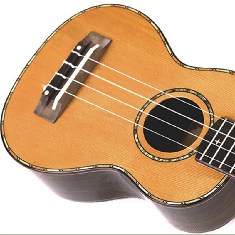 Укулеле 21 23 26 дюймов Solid Cedar Mini Электрический сопрано концертный тенор