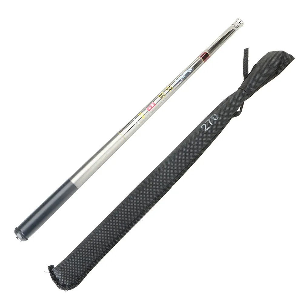 Портативная телескопическая удочка из углеродного волокна 1 8 5 4 м рыболовная