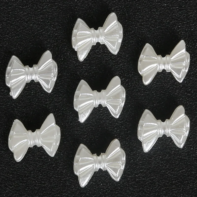 3 size ABS Resin Imatation Pearl Beads 60-300pcs Flat Back Round Bow For Jewelry Crafts Making | Дом и сад
