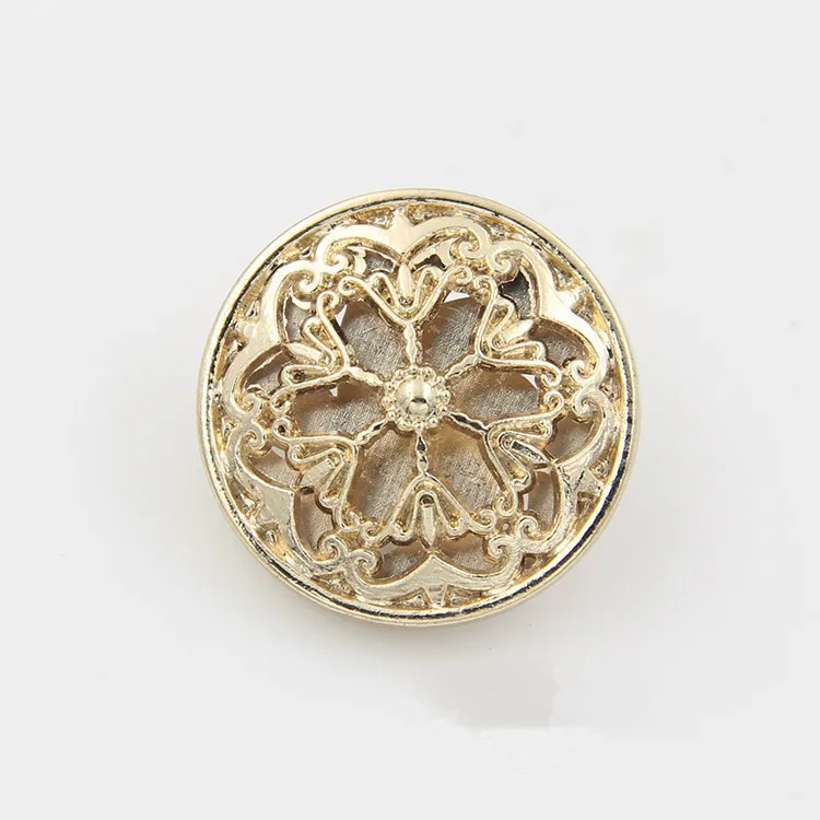 20pcs 18mm20mm25mm metal buttons for fashion overcoat suit shirt decoration DIY sewing children clothing shank flowers | Дом и сад