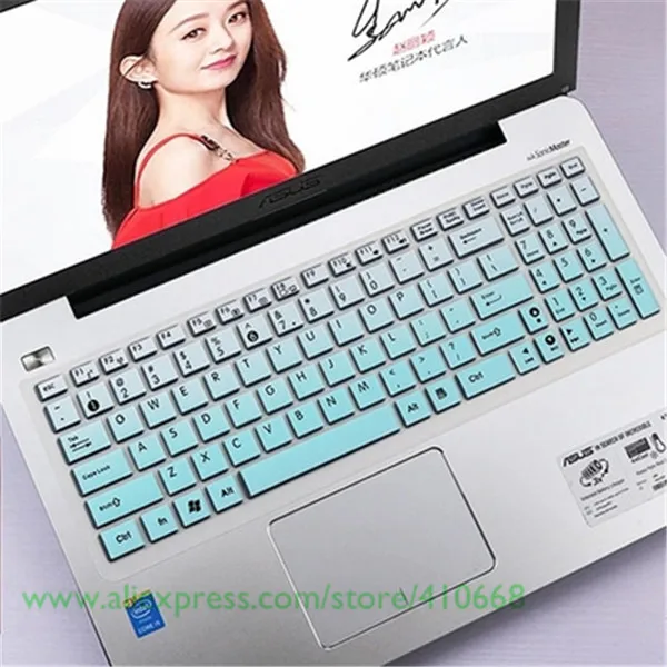 Силиконовый защитный чехол для клавиатуры ноутбука Asus Y581L A550 A550VB X501A X552M VX50IU FH5900V