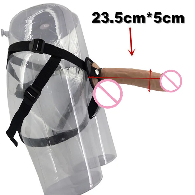 Ремешок на фаллоимитатор без бретелек Гей носить пенис брачный секс ремень