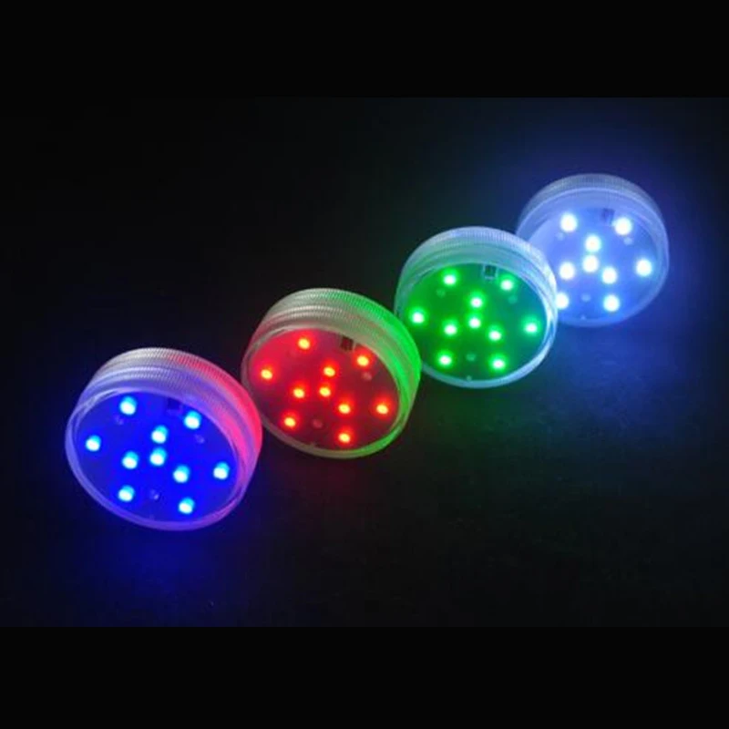 SMD5050 Led пульт дистанционного управления RGB погружной светильник на батарейках