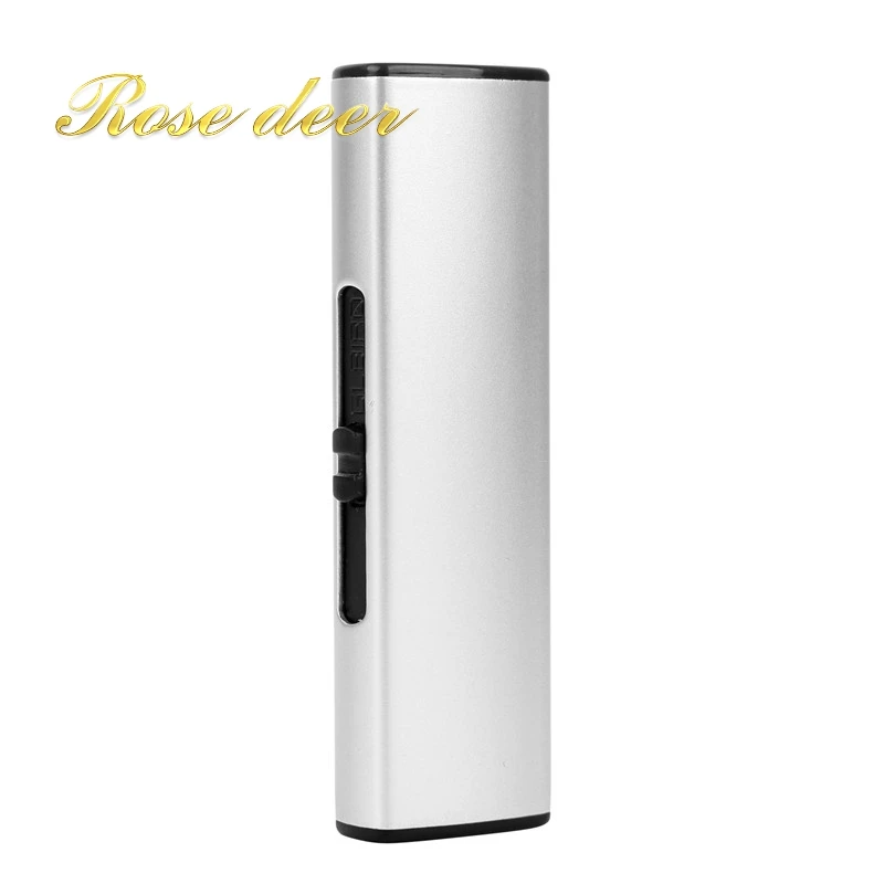 Creative small Rechargeable USB Windproof flameless electric Electronic charging Cigarette lighter Smokeless Super lighters man | Дом и сад
